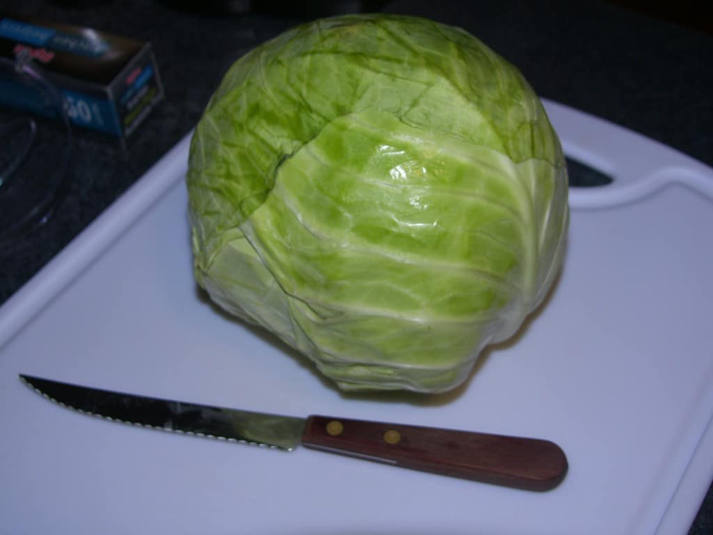 39 cents a pound. This is just one of many cabbage recipes I will be talking about. Trust me. 