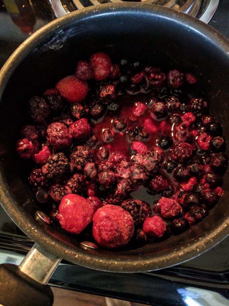 boiled berries 