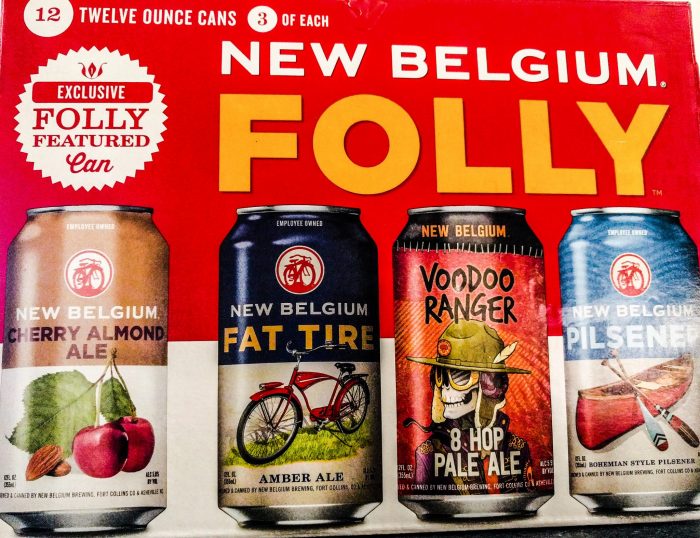 A case of New Belgium Variety pack. 