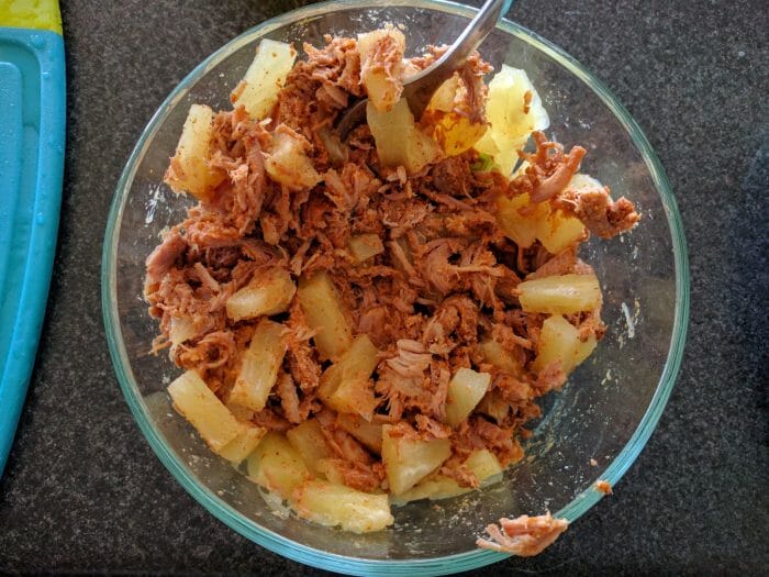 A Mix of Pineapple and Pork