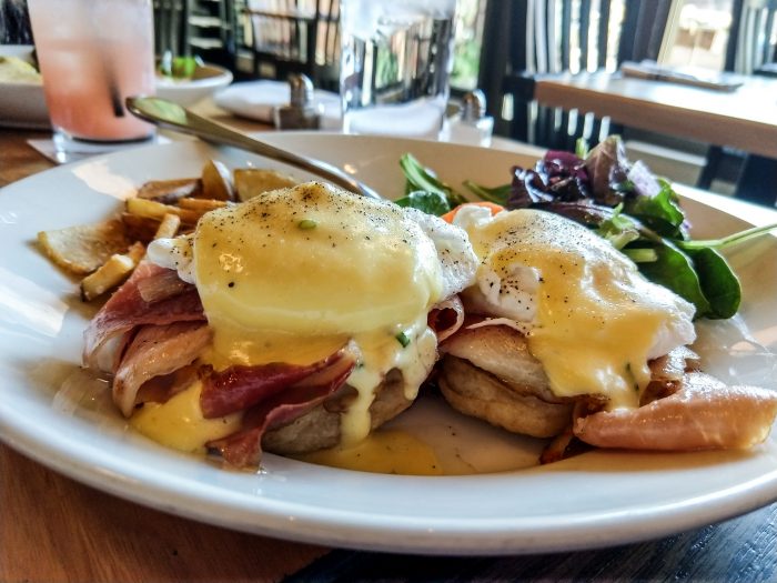 a dish of eggs benedict otherwise known as eggs benny