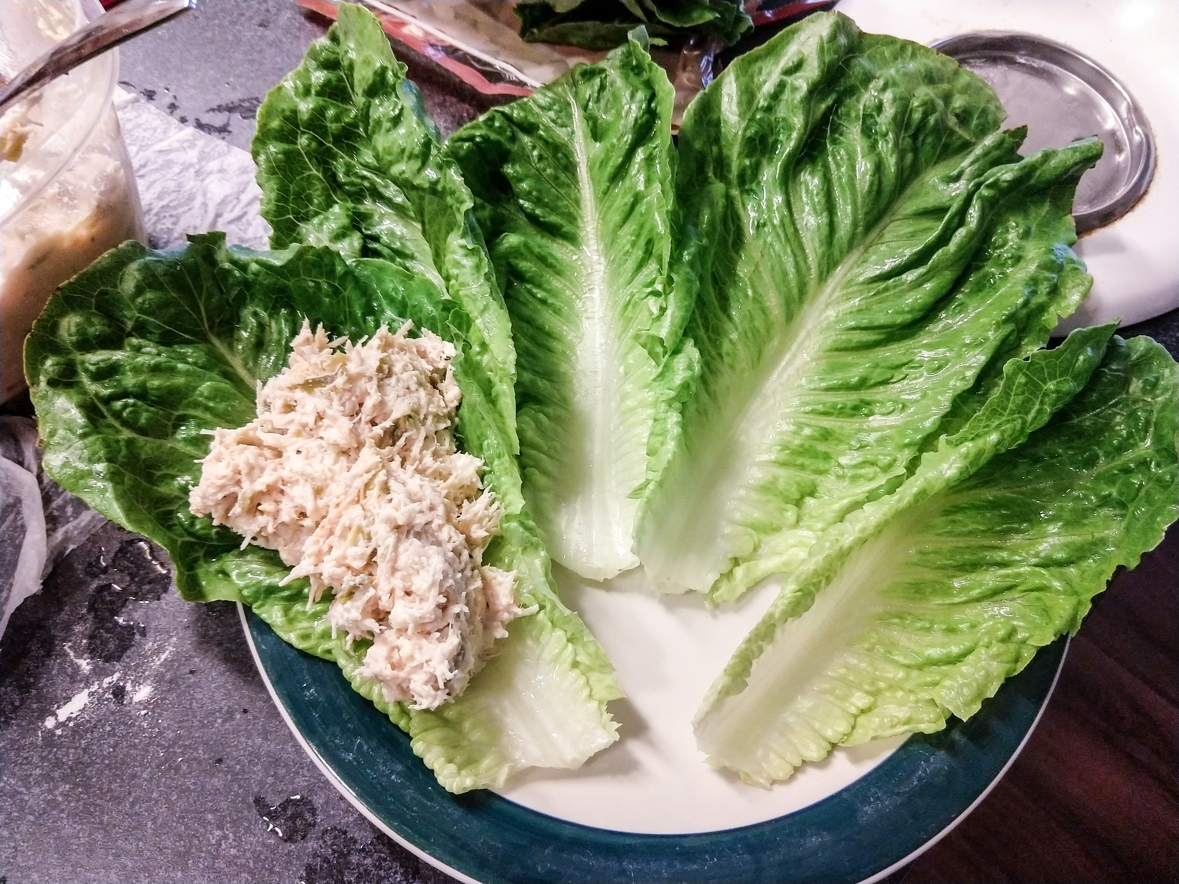 jalapeno popper chicken salad lettuce wraps