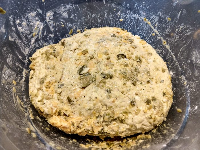 Olive Jalapeno dough