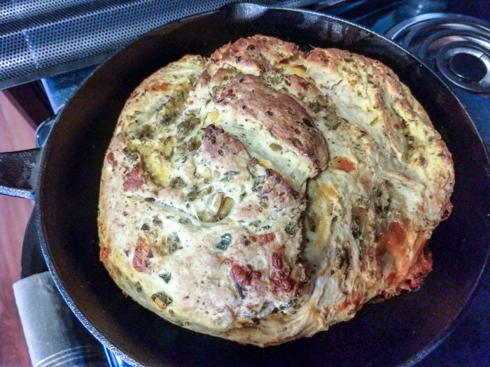 Olive Jalapeno dough with cheddar