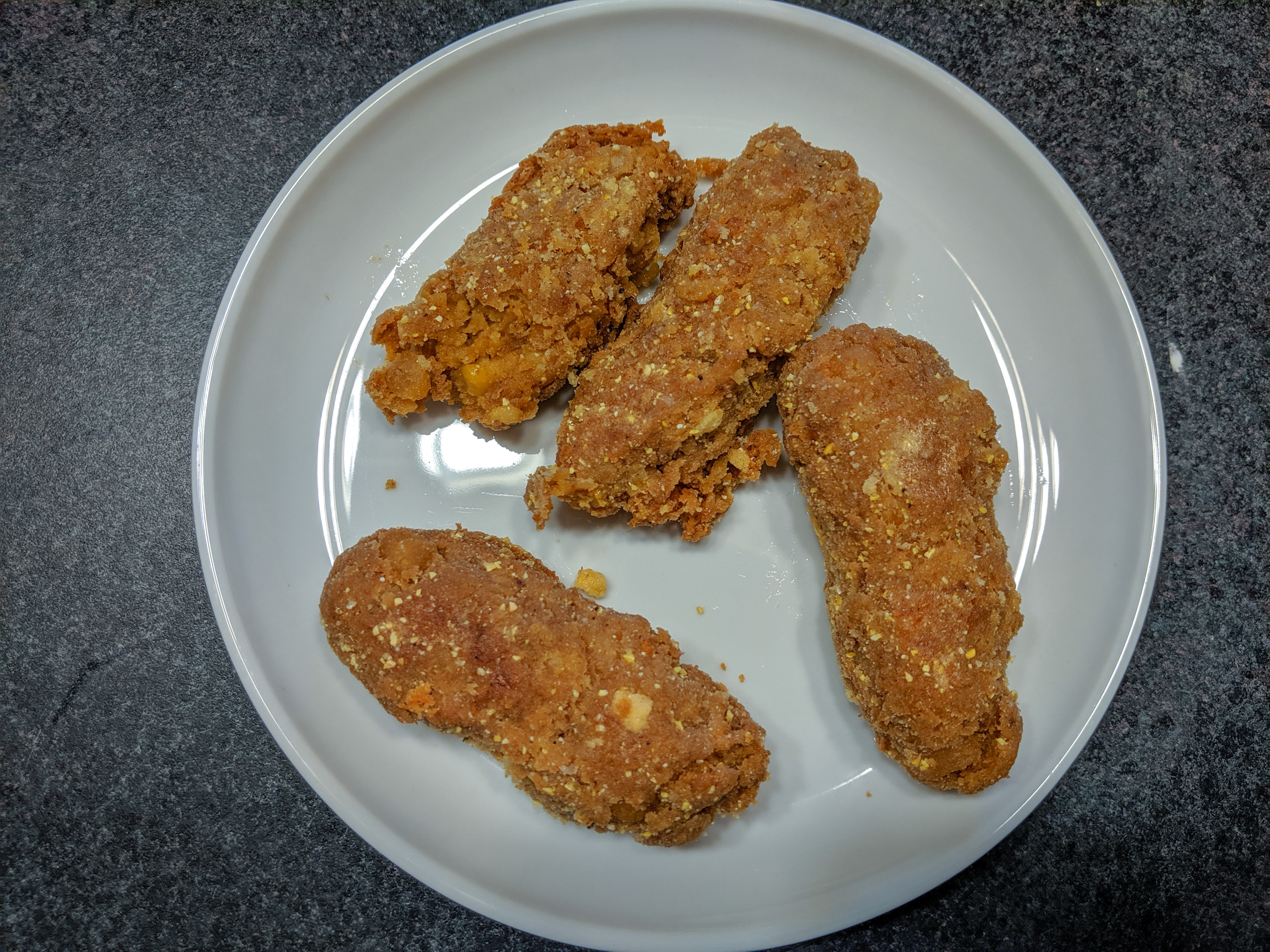chickpea nuggets without sauce