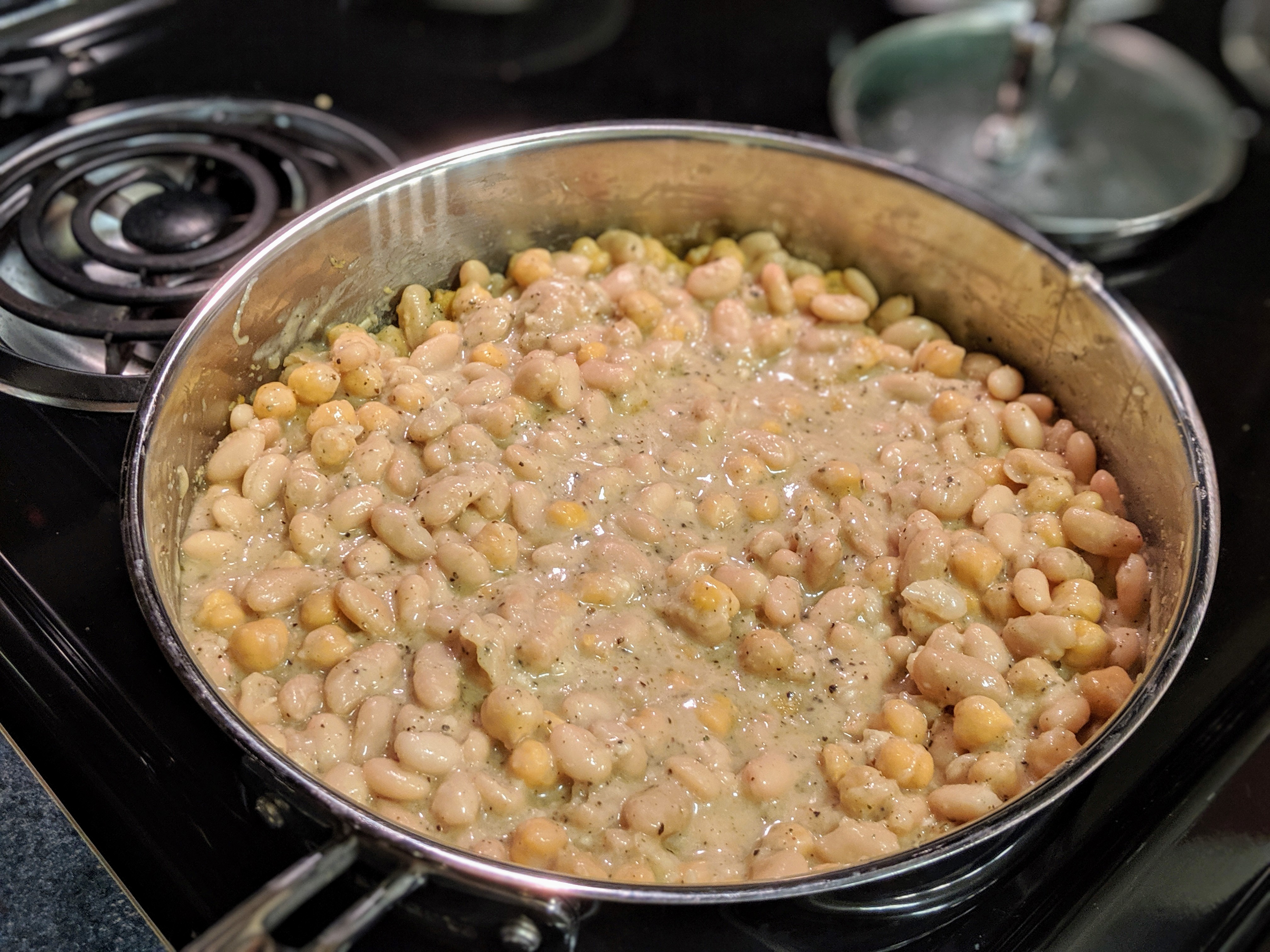 Cacio e Pepe Canned Beans Boxcar Cook